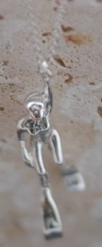 Sterling Silver Diver Pendant R10