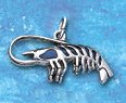 Sterling Silver Lobster Charm with Paua shell DC 2257