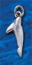 Sterling Silver Shark Tail Charm DC 473