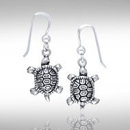 Sterling Silver Terrapin Earrings