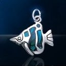 Sterling Silver Tropical Fish Charm DC 8244