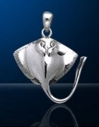 Sterling Silver Stingray Pendant