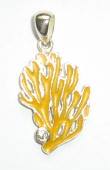 yellow coral pendant DP 3426